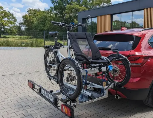 POrte velo adapte a tandem 3 roues electrique POrte velo adapte a tandem 3 roues electrique